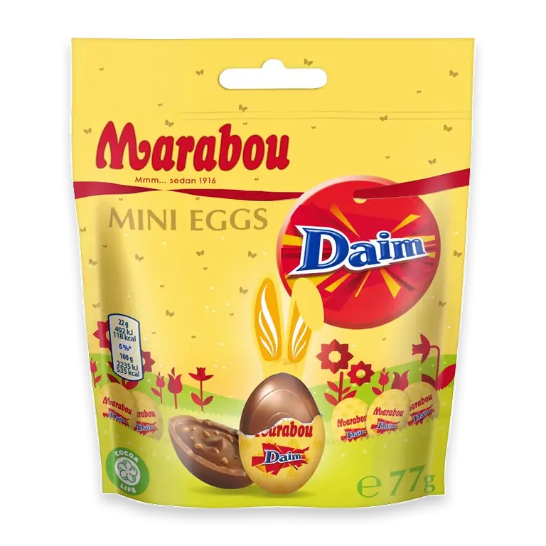 Chokladägg Daim Mini Eggs LTD 77g