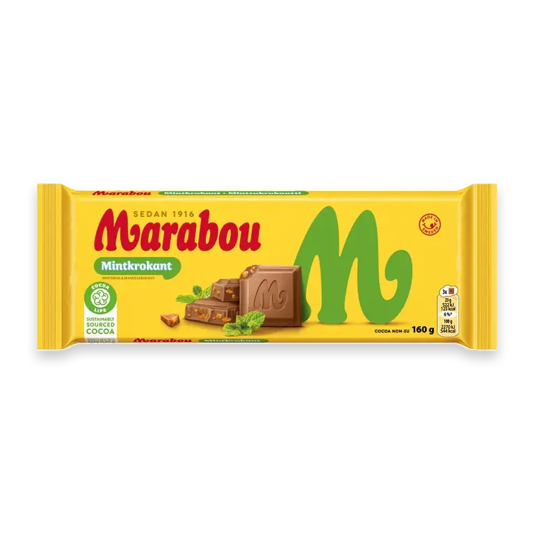 Chokladkaka Mintkrokant 160g