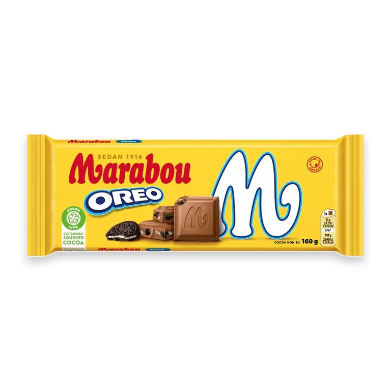Chokladkaka Mjölkchoklad Oreo 160g