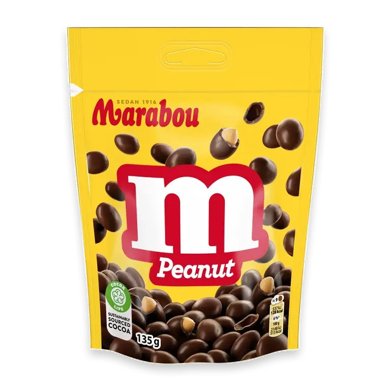 Chokladpåse M Peanut 135g