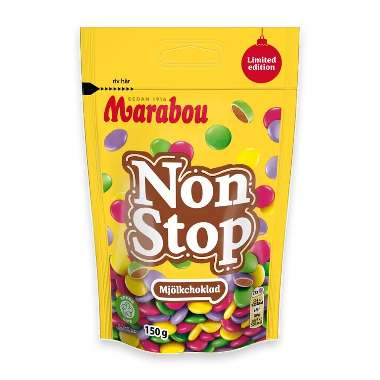Chokladpåse Non Stop Christmas LTD 150g