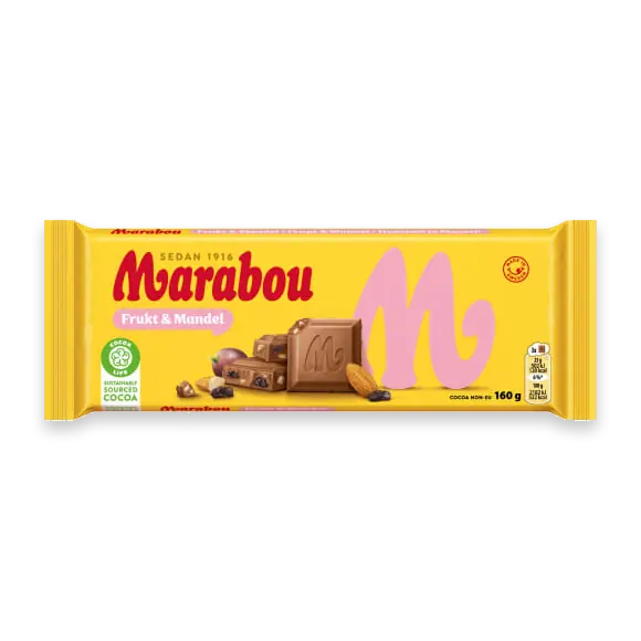 Frukt Mandel Mjölkchoklad