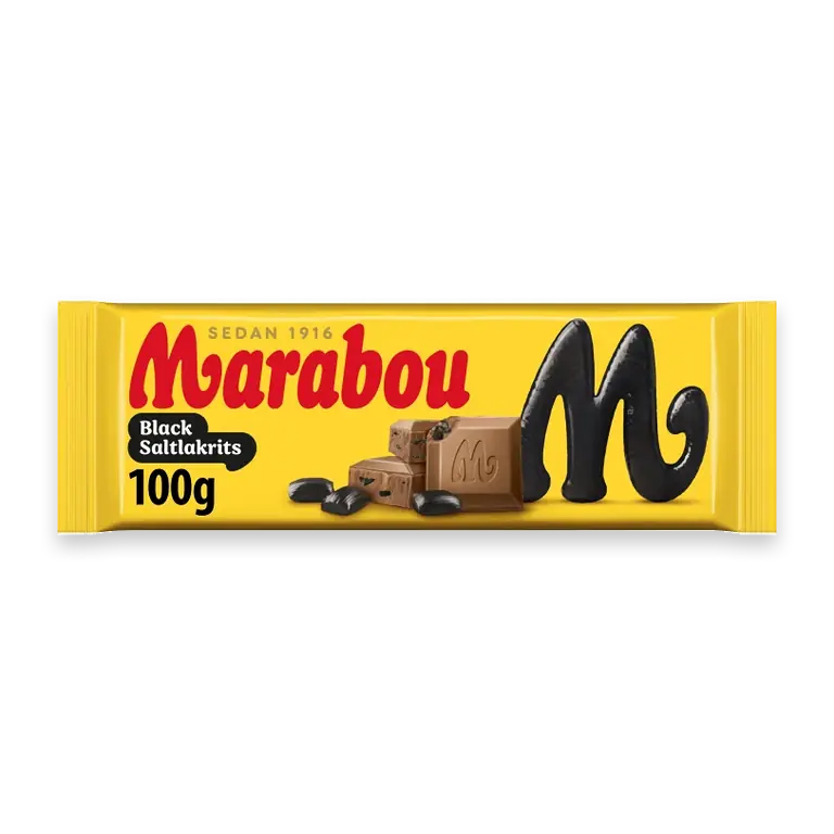 Mjölkchoklad Black Saltlakrits 100g