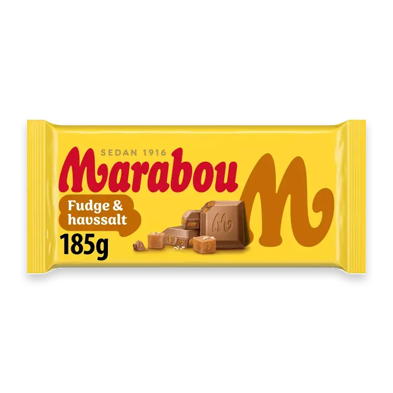 Mjölkchoklad Fudge & havssalt 185g