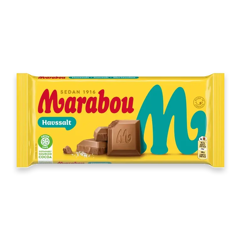 Mjölkchoklad Havssalt 185g