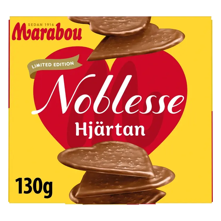 Mjölkchoklad Nobless Hjärtan 130g