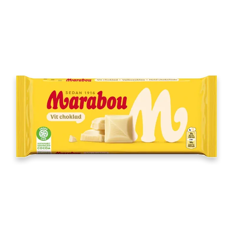 Vit choklad 180g