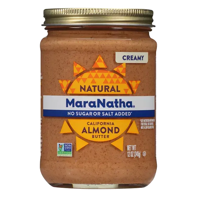 No Stir Creamy Natural No Sugar or Salt Added California Almond Butte