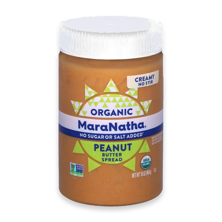 Organic No Sugar or Salt Added Creamy Peanut Butter Spread