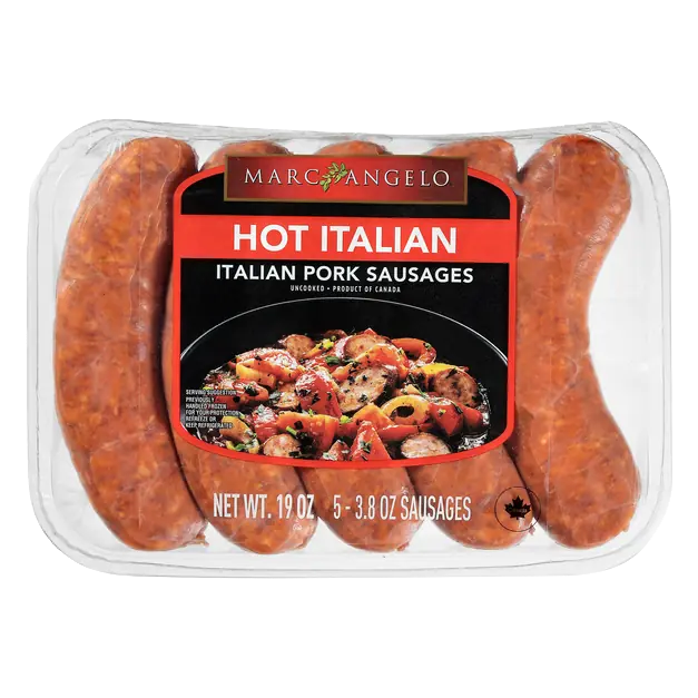 Hot Italian Pork Sausages - 5 ct