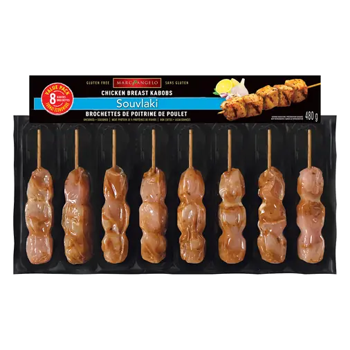 Chicken Breast Kabobs Souvlaki 480 g