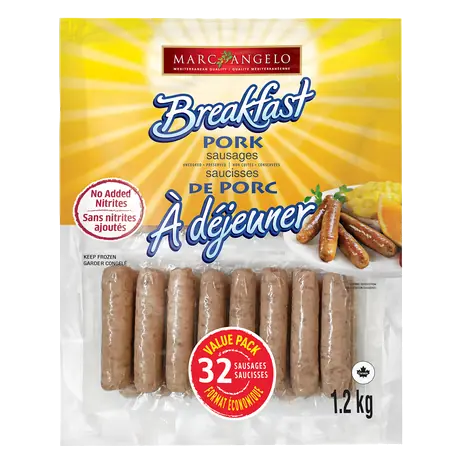 Frozen Breakfast Pork Sausages 1.2 kg