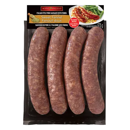Frozen Italian Style Pork Sausages With Sweet Fennel 675 g