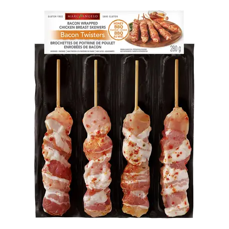 Bacon Wrapped Chicken Skewer Honey BBQ 280 g