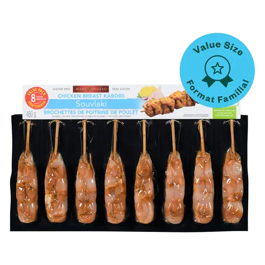 Chicken Kabobs Souvlaki Value Pack 480 g