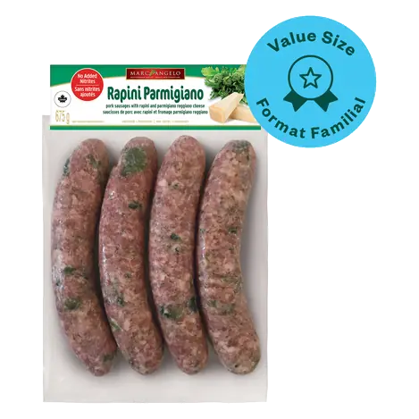 Frozen Sausage Rapini Parmagiano Jumbo 675 g