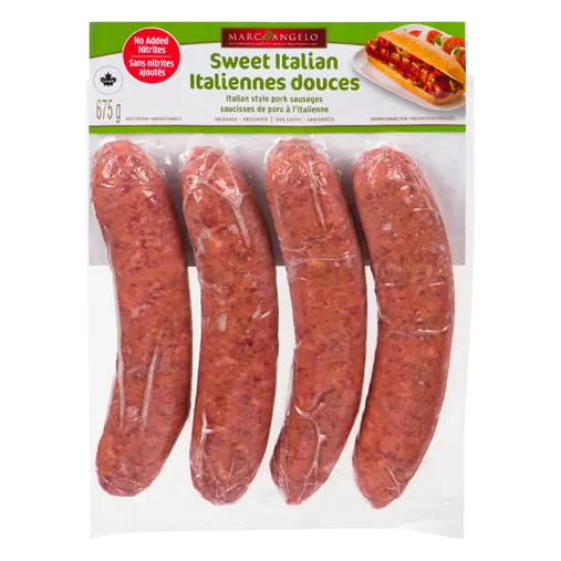 Frozen Sausages Mild Italian 675 g