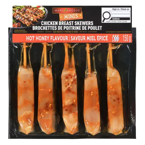 Minis Chicken Breast Skewers Hot Honey 150 g