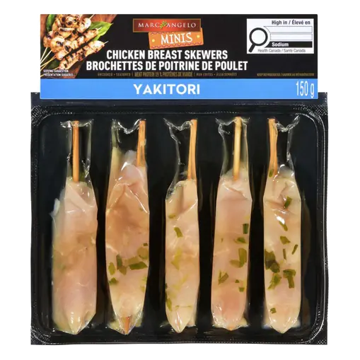 Minis Chicken Breast Skewers Yakitori 150 g