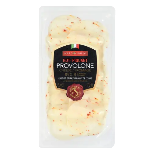 Sliced Cheese Provolone Hot 70 g