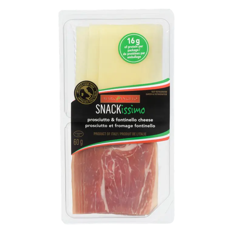 Snackissimo Prosciutto And Fontinello Cheese 60 g