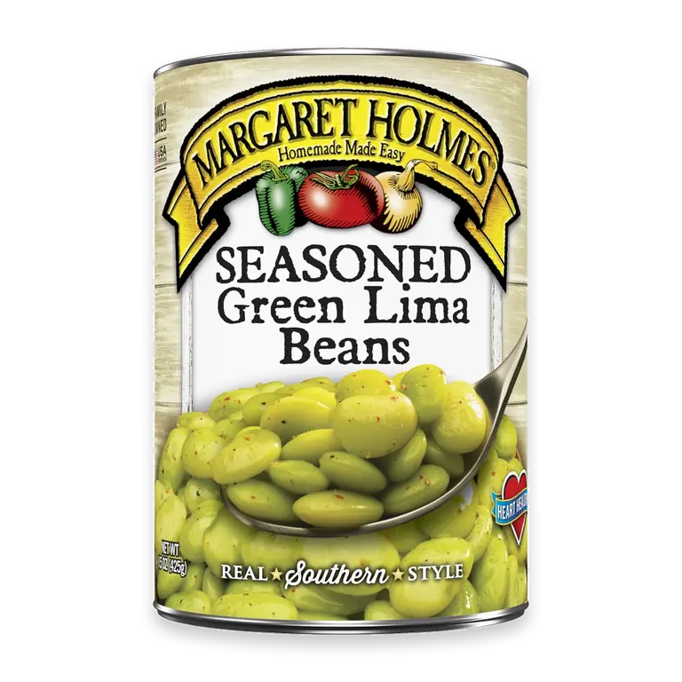 Seasoned Green Lima Beans