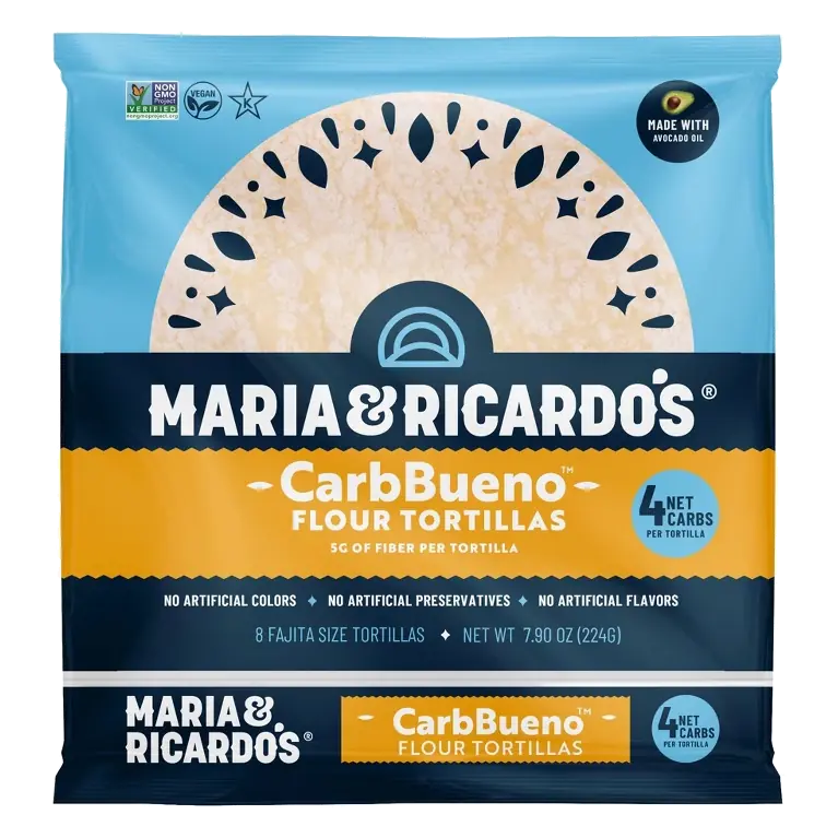 Maria & Ricardo's CarbBueno White Tortillas, 7.9oz
