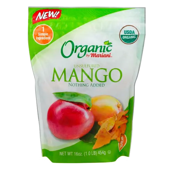 Organic Unsulfured Dried Fruit Mango