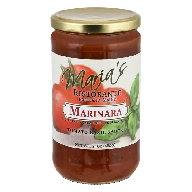 No Sugar Added Tomato Basil Marinara Pasta Sauce