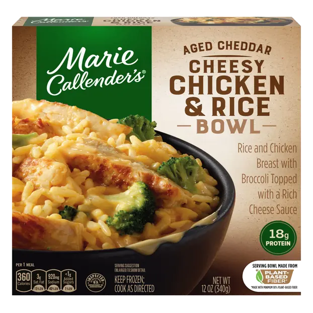Aged Cheddar Cheesy Chicken & Rice Bowl Frozen Meal