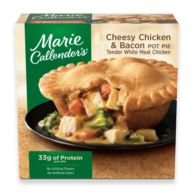 Cheesy Chicken & Bacon Pot Pie