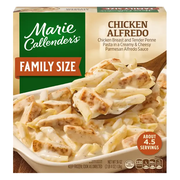 Chicken Alfredo Family Size Frozen Meal