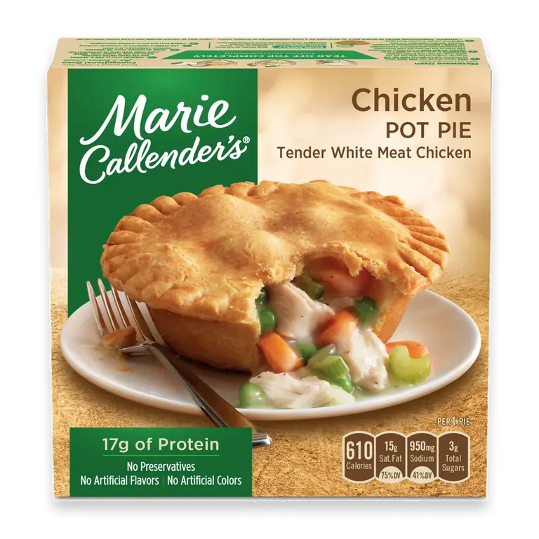 Chicken Pot Pie Frozen Meal