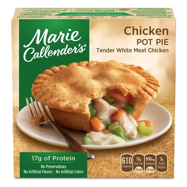Chicken Pot Pie Single Serve Frozen Meal