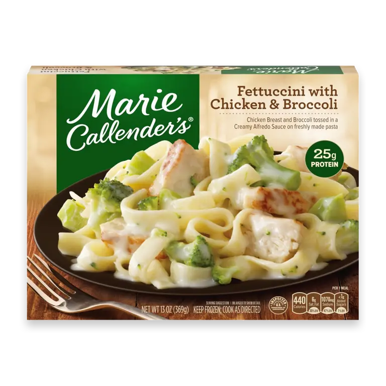 Fettuccini with Chicken & Broccoli Frozen Meal