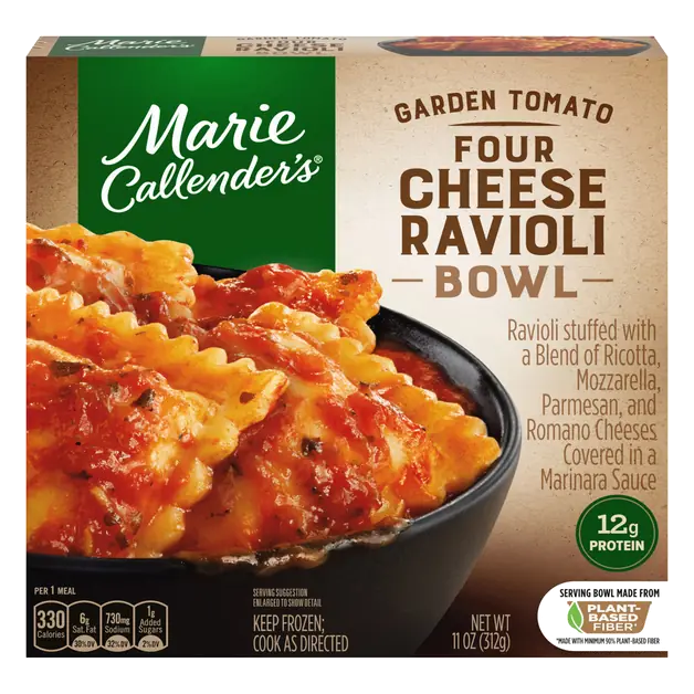 Garden Tomato Four Cheese Ravioli Bowl Frozen Meal