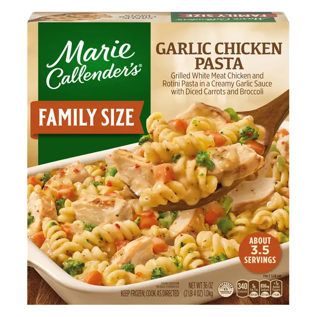 Garlic Chicken Pasta Family Size Frozen Meal