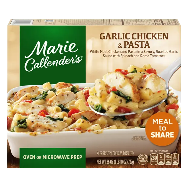 Garlic Chicken & Pasta Frozen Meal to Share