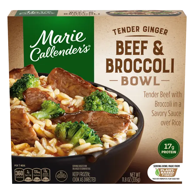 Ginger Beef & Broccoli Rice Bowl Frozen Meal