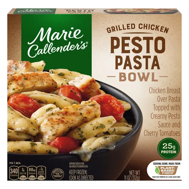 Grilled Chicken Pesto Pasta Bowl Frozen Meal