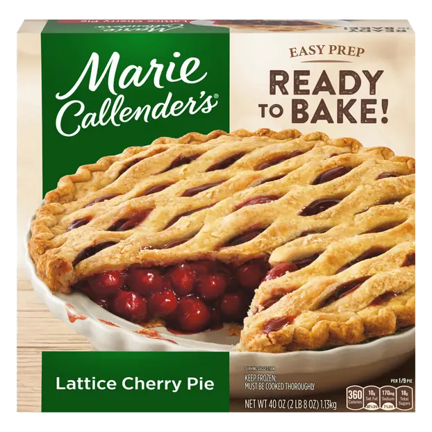 Lattice Cherry Pie Frozen