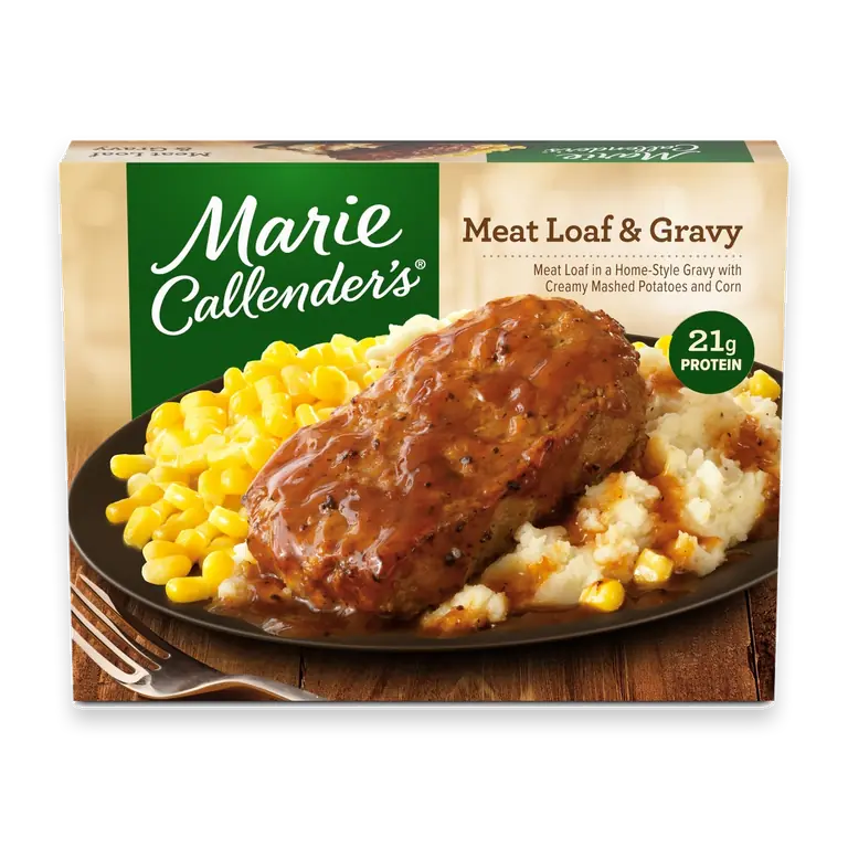 Meat Loaf & Gravy, Frozen Meal