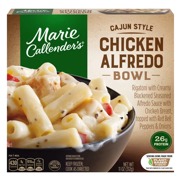 New Orleans Style Chicken Alfredo Pasta Bowl Frozen Meal