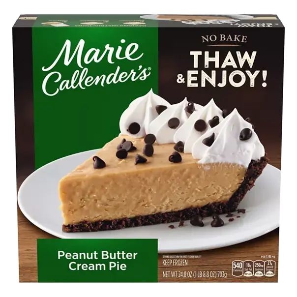 Peanut Butter Cream Pie Thaw & Serve Dessert