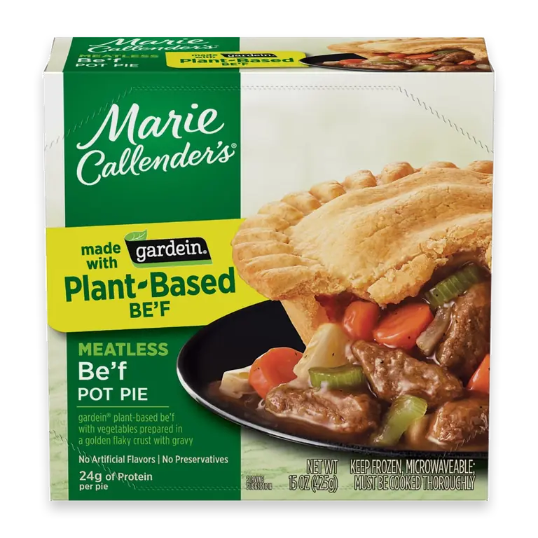 Plant-Based Gardein Be'F Pot Pie Frozen Meal