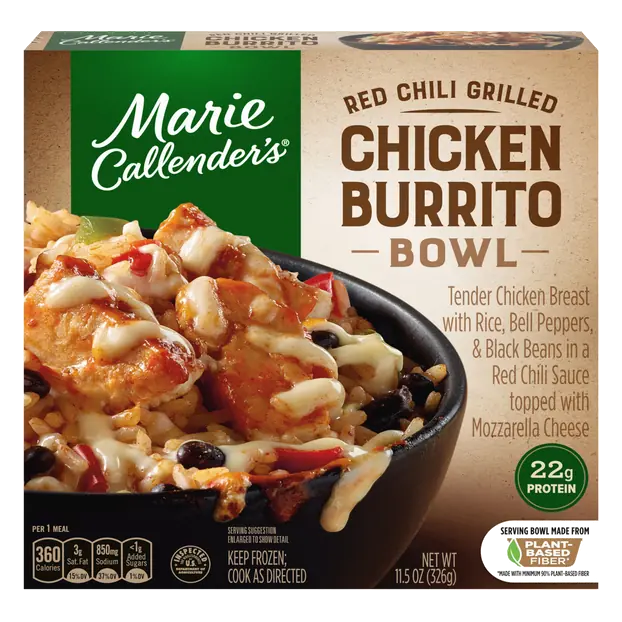Red Chili Grilled Chicken Burrito Bowl Frozen Meal