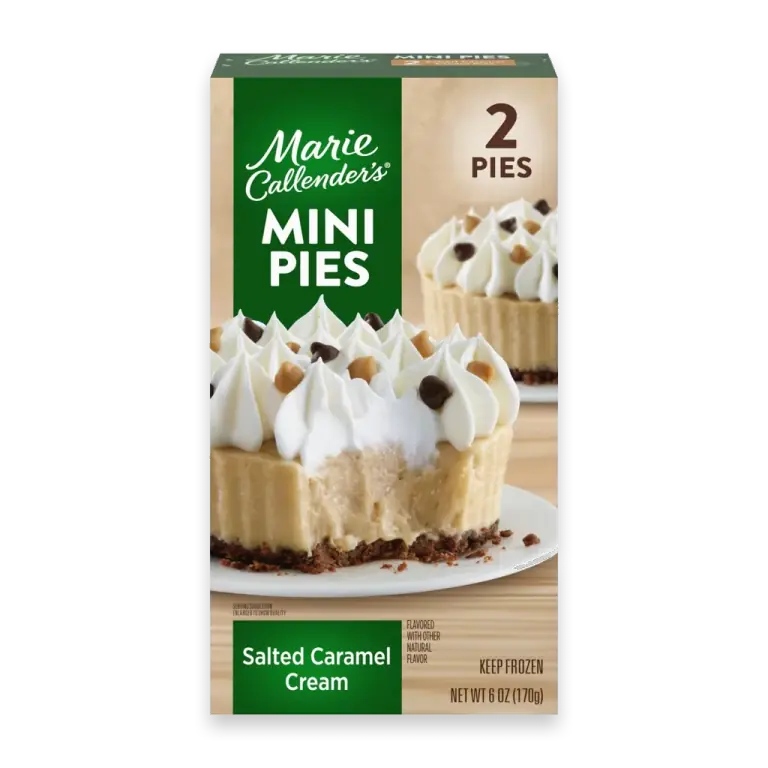 Salted Caramel Cream Mini Pies