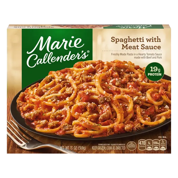 Spaghetti with Meat Sauce Frozen Meal