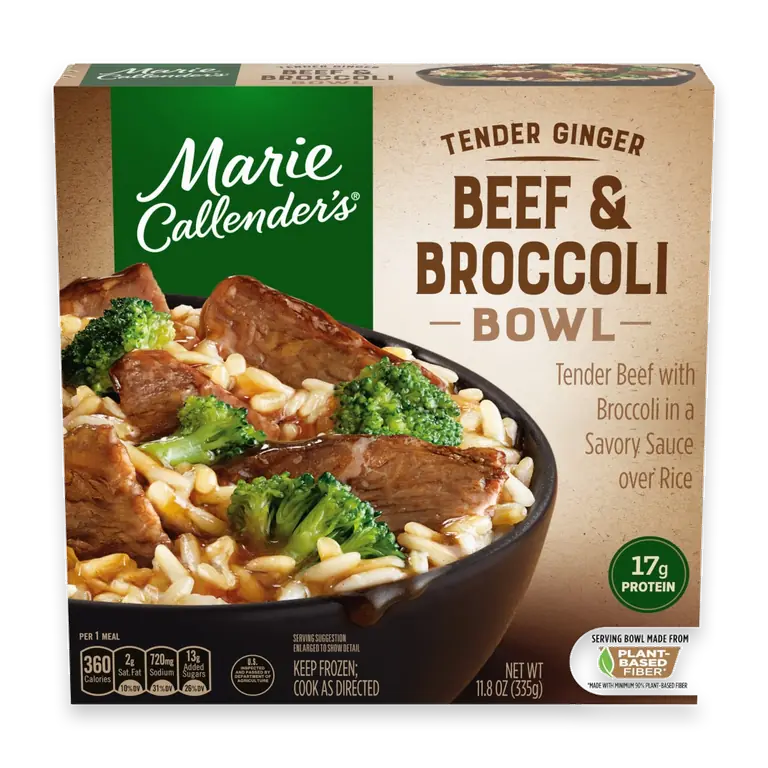 Tender Ginger Beef And Broccoli Bowl Frozen Meal