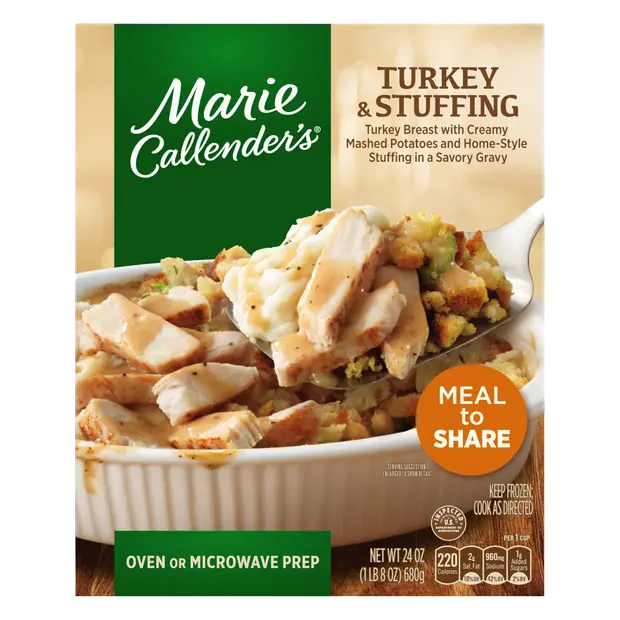 Turkey & Stuffing Frozen Meal To Share